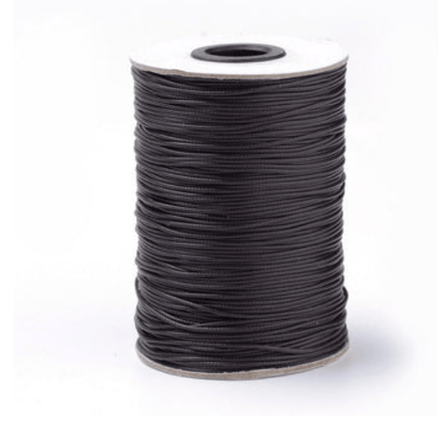 BeadsBalzar Beads & Crafts COFFEE (WC08-113) (WC08-X) Braided Korean Waxed Polyester Cords (80 MET)