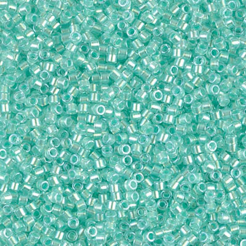 BeadsBalzar Beads & Crafts (DB1707) MIYUKI DELICA 11/0 MINT PEARL LINED GLACIER BLUE (5 GMS)