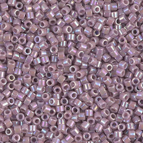 BeadsBalzar Beads & Crafts (DBM-0158) MIYUKI DELICA 10/0 OPAQUE LILAC AB (5 GMS)