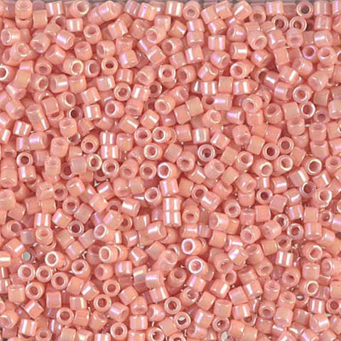 BeadsBalzar Beads & Crafts (DBM-0207) MIYUKI DELICA 10/0 OPAQUE TEA ROSE LUSTER (5 GMS)