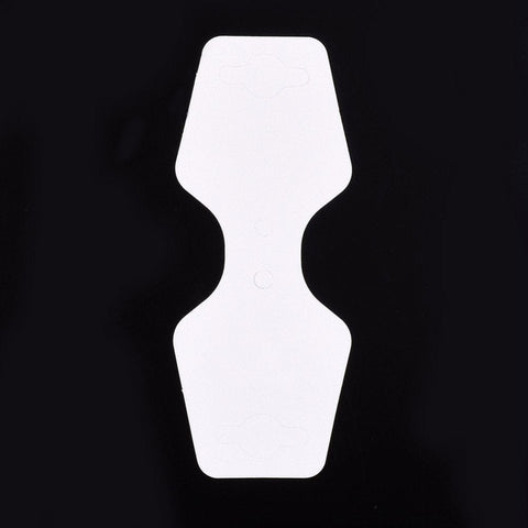 BeadsBalzar Beads & Crafts (DC6052) Blank Paper Display Card, 95mm long (50 PCS)