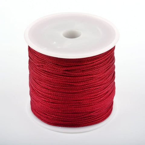 BeadsBalzar Beads & Crafts FIREBRICK (NC6940-08) (NC6940-X) Nylon Thread, 1mm (80M)
