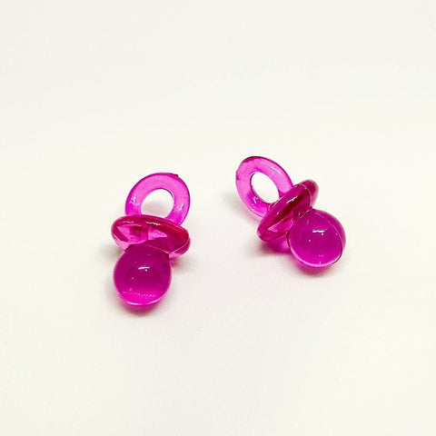 BeadsBalzar Beads & Crafts FUCHSIA (GD4744C) Acrylic Dummy 12x21mm (PLUS COLORS) (GD4744X)