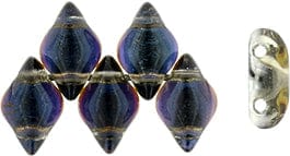 BeadsBalzar Beads & Crafts (GDU-S11C035) GEMDUO 8 x 5mm Backlit - Sunset