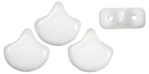 BeadsBalzar Beads & Crafts (GINK-03000) Matubo Ginkgo Leaf Bead 7.5 x 7.5mm (10 GMS)