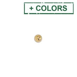 BeadsBalzar Beads & Crafts (GQB6818A) 2.9x3.4mm Φ1.3mm (4 GMS / +/- 30 PCS)
