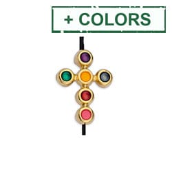 BeadsBalzar Beads & Crafts (GQC6862X) Good Quality Cross bead candy Φ1.5mm (2 PCS)
