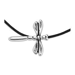 BeadsBalzar Beads & Crafts (GQF7225B) SILVER ANTIQUE (GQF7225X) 17mm Motif dragonfly for 1.5mm Hole (2 PCS)