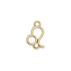 BeadsBalzar Beads & Crafts (GQZ7161D) LEO (GQZ7161X) Zodiac signs Capricorn with 2 rings about 12-15MM (3 PCS)