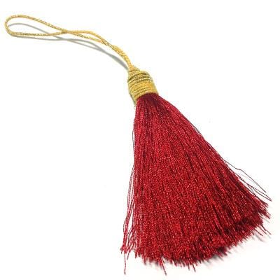 BeadsBalzar Beads & Crafts (GT1002-X) Polyester Tassels 85mm (2 pieces) (+colors) (2 PCS)