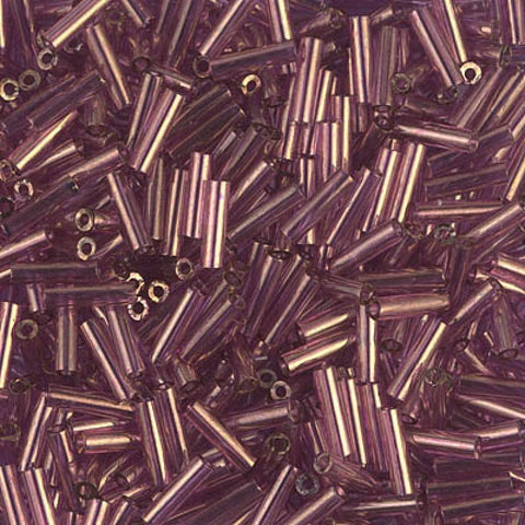 BeadsBalzar Beads & Crafts MIYUKI BUGLES #2 - 6 X 1,7 MM CINNAMON GOLD LUSTER (MB2-2441)