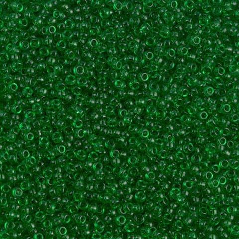BeadsBalzar Beads & Crafts (MSB15-0146) SEED BEADS 15-0 TRANSPARENT GREEN (10 GMS)
