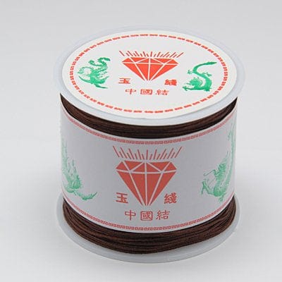 BeadsBalzar Beads & Crafts SADDLEBROWN (NC2-06) (NC2-X) Nylon cord 45m roll 0,8mm (45 METS)