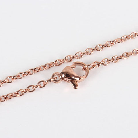 BeadsBalzar Beads & Crafts (SC4702) 304 Stainless Steel Cross Chain Cable Chain Necklace Makings