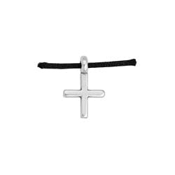 BeadsBalzar Beads & Crafts SILVER ANTIQUE (GQC8708-S) (GQC8708-X) Cross slim pendant 8x13mm Hole 1.5mm (4 PCS)