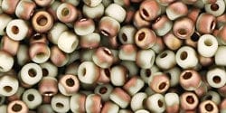BeadsBalzar Beads & Crafts (TR-06-Y856F) TOHO - Round 6/0 : HYBRID Apollo - Frosted Lt Beige (25 GMS)