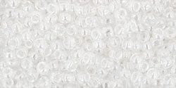BeadsBalzar Beads & Crafts (TR-11-101) TOHO - Round 11/0 : Transparent-Lustered Crystal (25 GMS)