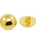 1-Hole Plating Acrylic Shank Buttons, Half Round/Dome Buttons, Golden, 18x11.5mm 1-Hole Plating Acrylic Shank Buttons, Half Round/Dome Buttons, Golden, 18x11.5mm