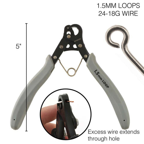 1-step looper 1.5mm loops - 24-18G wire 1-Step Looper – Jewellery Wire Looping Tool 1-Step Looper – Jewellery Wire Looping Tool