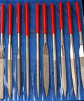 10 Styles Silicon Carbide Diamond Files Set, Platinum, 16x0.4cm 10 Styles Silicon Carbide Diamond Files Set, Platinum, 16x0.4cm