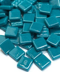 DEEP TEAL 12mm Recycled Sintered Glass Mosaic Tiles 12mm Recycled Sintered Glass Mosaic Tiles