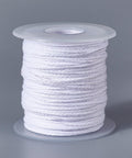 18-Ply Cotton Candle Wick Cord – White, 61m Roll for Candle Making 18-Ply Cotton Candle Wick Cord – White, 61m Roll for Candle Making