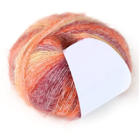 CRIMSON 2-Ply Mohair Gradient Yarn | Knitting & Crochet Yarn 2-Ply Mohair Gradient Yarn | Knitting & Crochet Yarn