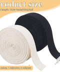 2 Rolls Polycotton Ribbon – 38mm Wide, 10m per Roll Polycotton Ribbon 38mm 2 Rolls Mixed Color | BalzarCrafts