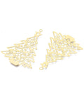 201 Stainless Steel Christmas Tree Pendant, 53x39mm 201 Stainless Steel Christmas Tree Pendant, 53x39mm