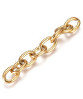 20pcs. 304 Stainless Steel Chain Extender, Golden, 50mm 20pcs. 304 Stainless Steel Chain Extender, Golden, 50mm