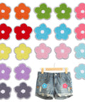 20Pcs flower Adhesive Embroidery Patches – 10 Colors 20Pcs flower Adhesive Embroidery Patches – 10 Colors
