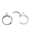 24pcs. 304 Stainless Steel Leverback Earring Findings with Loop, 14.5mm 24pcs. 304 Stainless Steel Leverback Earring Findings with Loop, 14.5mm