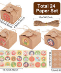 24Pcs Rectangle Foldable Christmas Paper Gift Boxes – Creative Holiday Packaging 24Pcs Rectangle Foldable Christmas Paper Gift Boxes – Creative Holiday Packaging