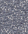 250g MIYUKI SEED BEADS 6/0 INSIDE DYED PEARLIZE GREY (MSB6-4613-250G) SEED BEADS 6/0 INSIDE DYED PEARLIZE GREY