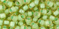 250 grams 250g TOHO - Round 6/0 : Inside-Color Jonquil/Mint Julep-Lined TR-06-945 250g TOHO - Round 6/0 : Inside-Color Jonquil/Mint Julep-Lined TR-06-945