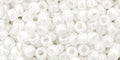 250g TOHO - Round 8/0 : Opaque-Lustered White (TR-08-121-250G) 250g TOHO - Round 8/0 : Opaque-Lustered White (TR-08-121-250G)
