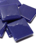 ROYAL BLUE 25mm Recycled Sintered Glass Mosaic Tiles Square 25mm Recycled Glass Mosaic Tiles | BalzarCrafts