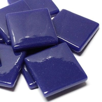 ROYAL BLUE 25mm Recycled Sintered Glass Mosaic Tiles Square 25mm Recycled Glass Mosaic Tiles | BalzarCrafts