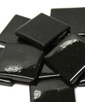 OPAL BLACK 25mm Recycled Sintered Glass Mosaic Tiles Square 25mm Recycled Glass Mosaic Tiles | BalzarCrafts
