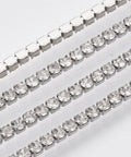 2mm Stainless Steel Rhinestone Strass Chain – Crystal Cup Chain Roll for Jewelry Making & Crafts 2mm Stainless Steel Rhinestone Strass Chain – Crystal Cup Chain Roll for Jewelry Making & Crafts