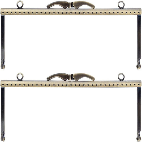 2Pcs Iron Purse Frame Handle – Antique Bronze Bag Frame for Sewing, DIY Handbag 2Pcs Iron Purse Frame Handle – Antique Bronze Bag Frame for Sewing, DIY Handbag