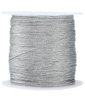 3-Ply Metallic Jewellery-Making Cord – Silver, 0.2mm, 100m Silver 3-Ply Metallic Cord 0.2mm, 100m | BalzarCrafts