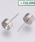 304 Stainless Steel 6mm Stud Earring Settings – Flat Pad 304 Stainless Steel 6mm Stud Earring Settings – Flat Pad | Balzar Crafts Cyprus