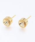 GOLDEN 304 Stainless Steel 6mm Stud Earring Settings – Flat Pad 304 Stainless Steel 6mm Stud Earring Settings – Flat Pad | Balzar Crafts Cyprus