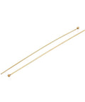 70mm long, Head: 2 mm, pin: 0.5mm thick 304 stainless steel Ball Head pins Ion plated 18K Gold Plating 304 stainless steel Ball Head pins Ion plated 18K Gold Plating