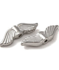 STAINLESS STEEL 304 Stainless Steel Beads, Wings 21x6x3mm 304 Stainless Steel Beads, Wings 21x6x3mm
