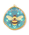 304 Stainless Steel Bee Pendant 18K Gold Plated 32mm Colorful 304 Stainless Steel Bee Pendant 18K Gold Plated 32mm Colorful