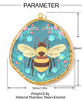 304 Stainless Steel Bee Pendant 18K Gold Plated 32mm Colorful 304 Stainless Steel Bee Pendant 18K Gold Plated 32mm Colorful