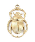 304 Stainless Steel Beetle Pendant Charm – Real 18K Gold Plated, 12x20mm 18K Gold Plated Stainless Steel Beetle Charm | BalzarCrafts