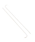 10x2.4x0.02cm 304 Stainless Steel Bent Beading Needles, Jewelry Tools 304 Stainless Steel Bent Beading Needles, Jewelry Tools